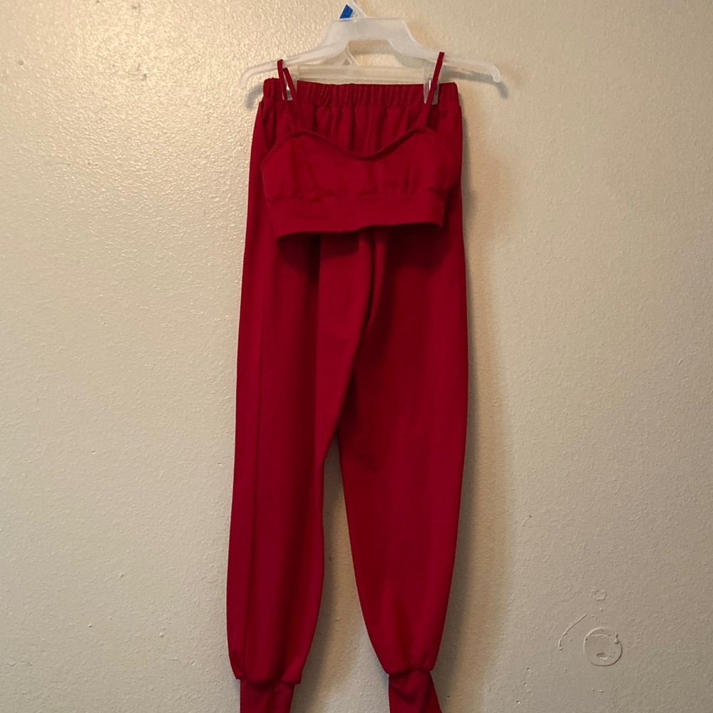 Stylish Red Women's Jumpsuit
